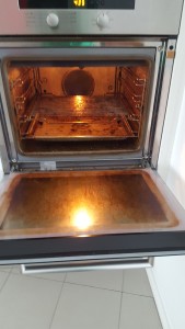 before oven cleaning service photo