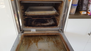Oven and BBQ Cleaner Newcastle 'before'